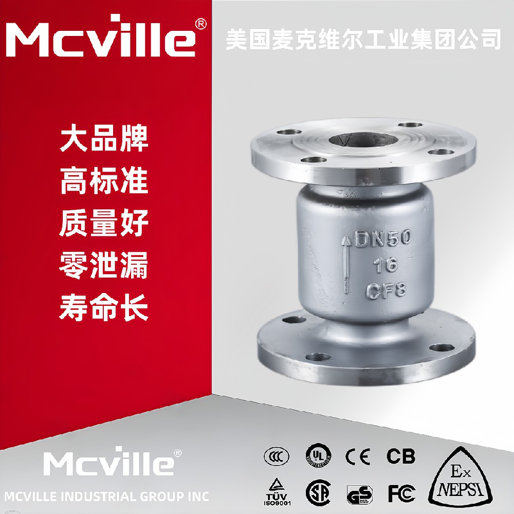 进口不锈钢立式止回阀原理和应用